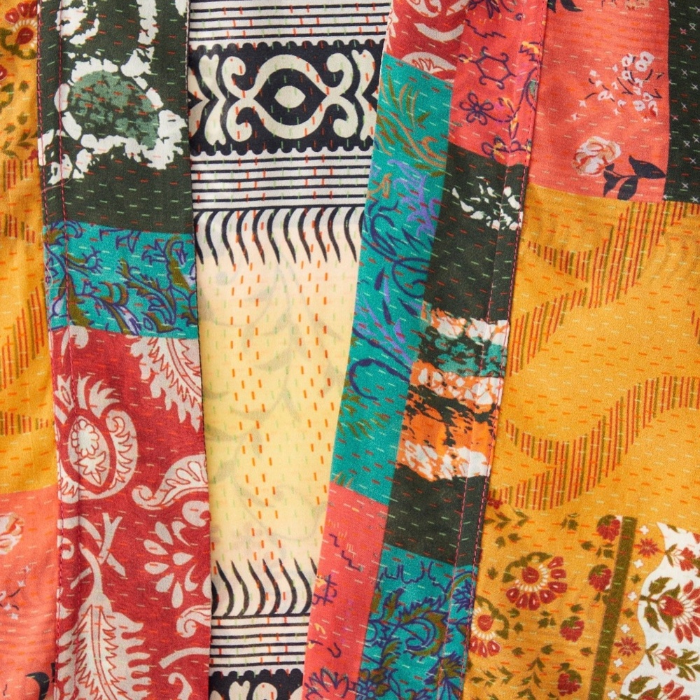 J Peterman | Clara’s Patchwork Print Reversible R… - image 7